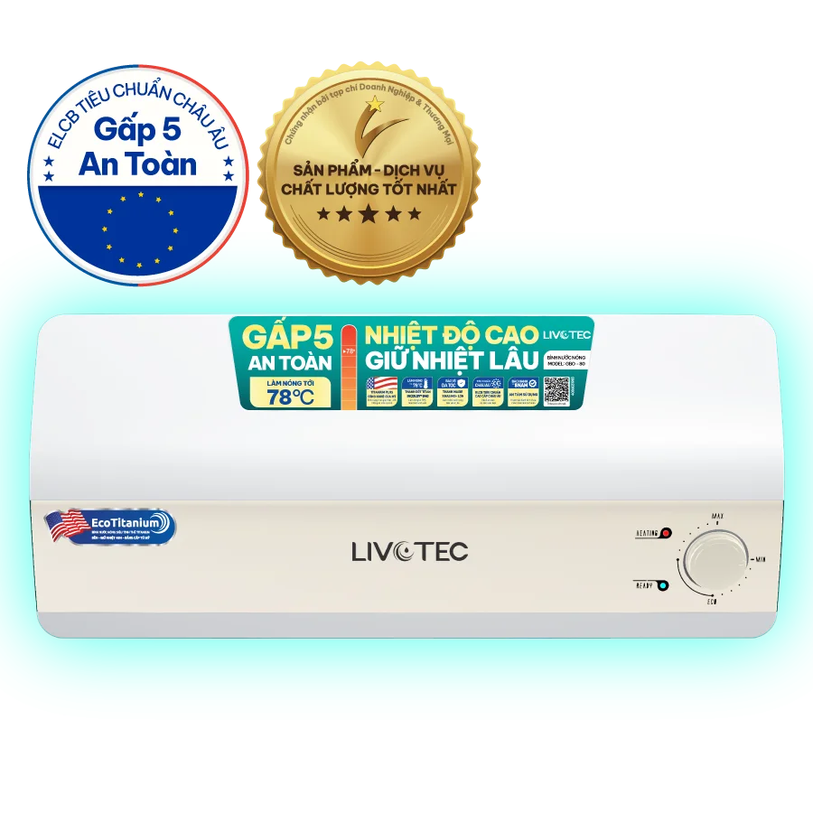 Bình nước nóng gián tiếp Livotec I30A25