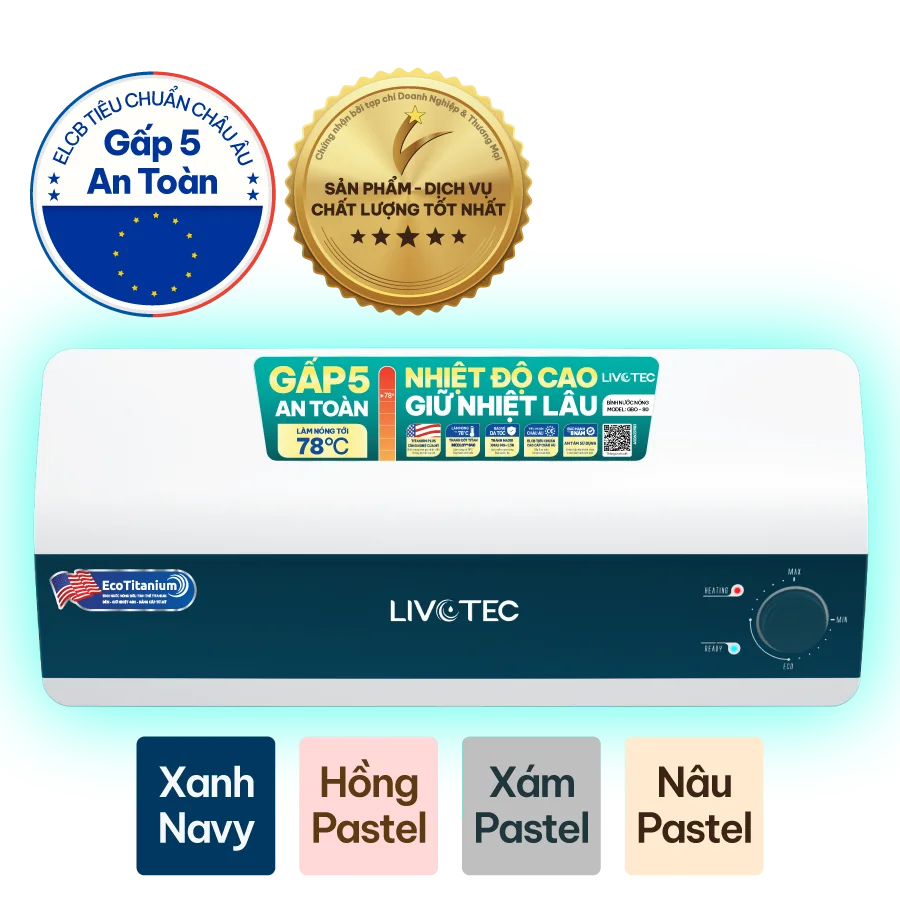 Bình nước nóng gián tiếp Livotec I30A25