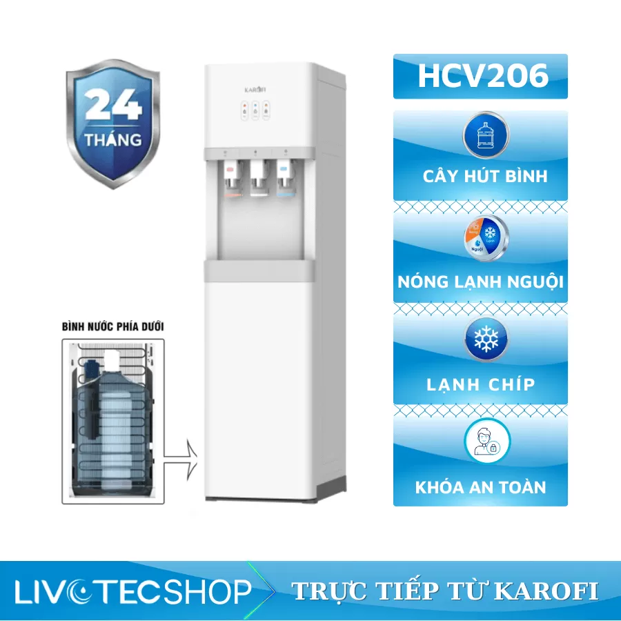 Máy nóng lạnh Karofi HCV206