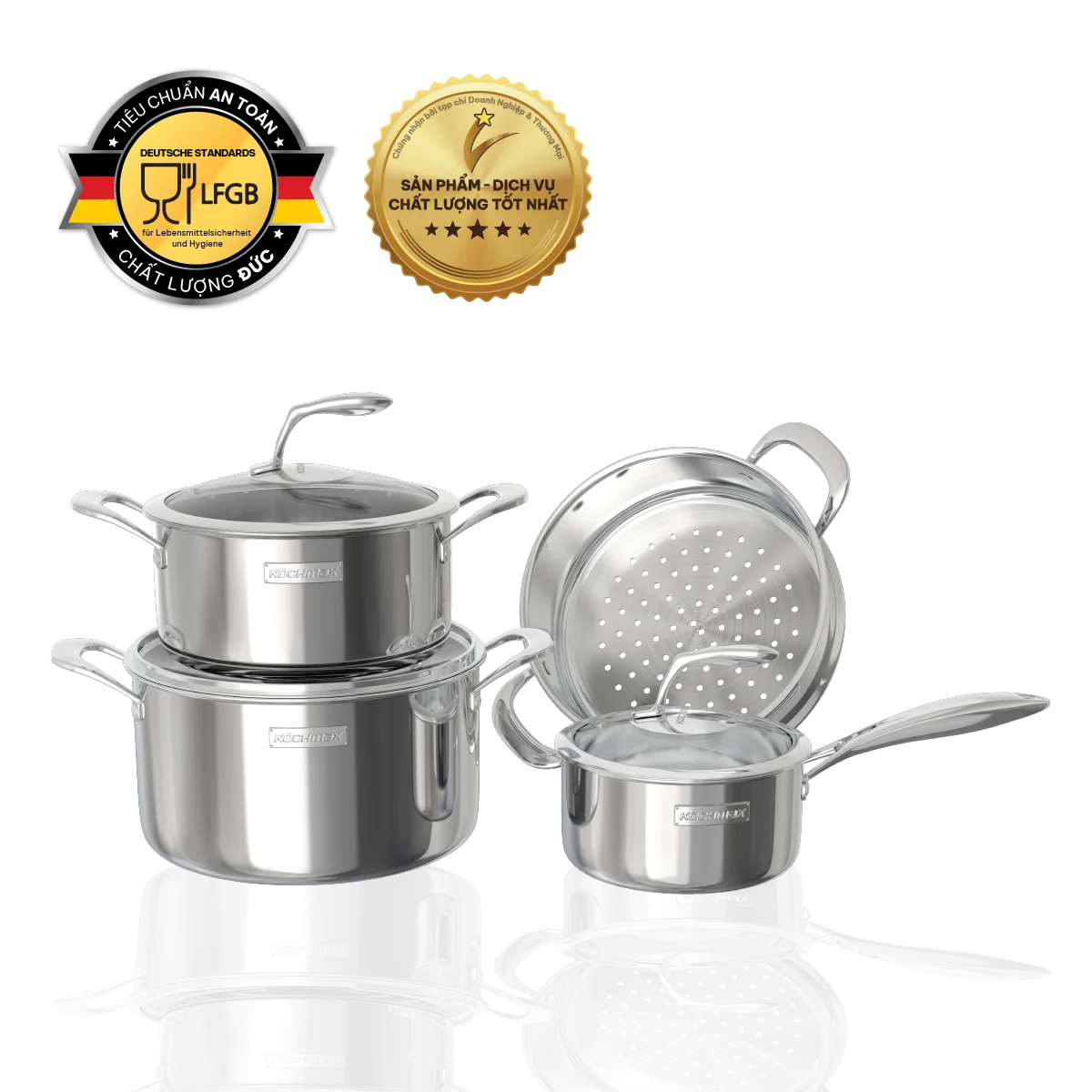 Bộ Nồi Inox Cao Cấp Kochmax KMC-866