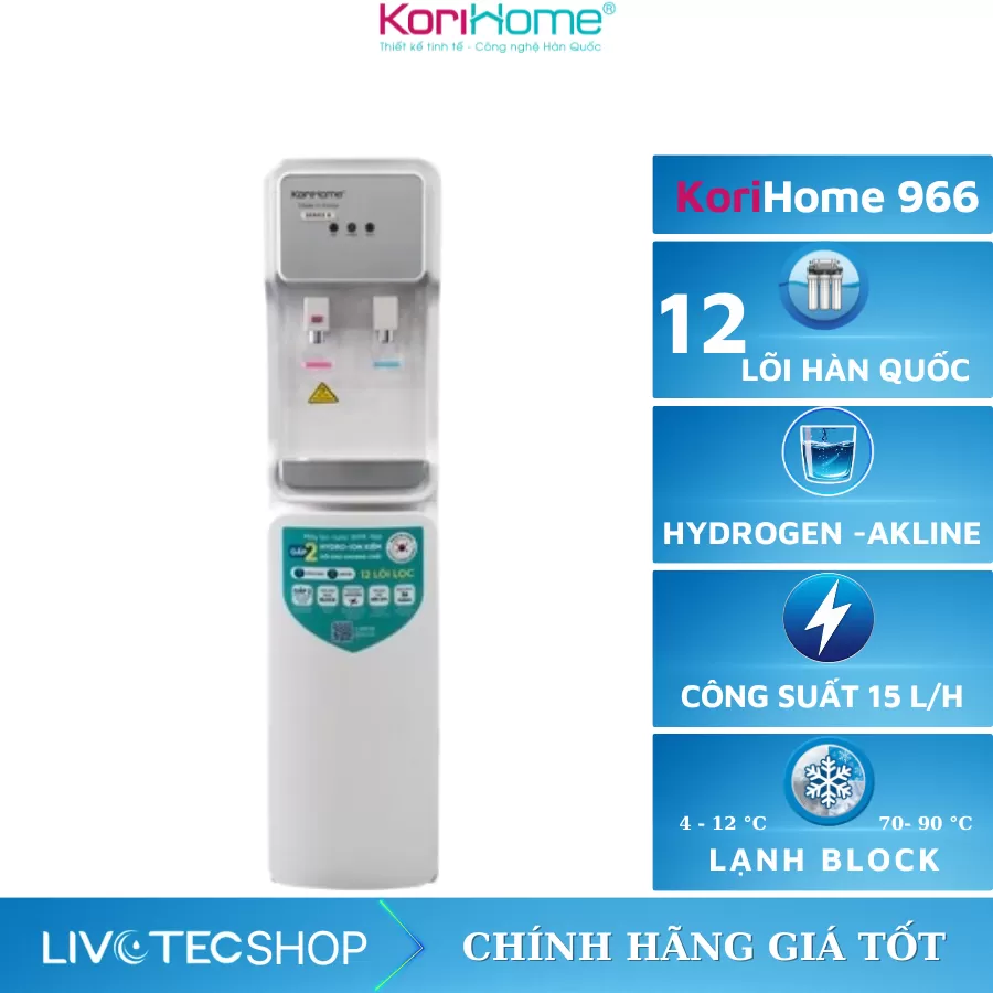 Máy lọc nước nóng lạnh Korihome WPK-966