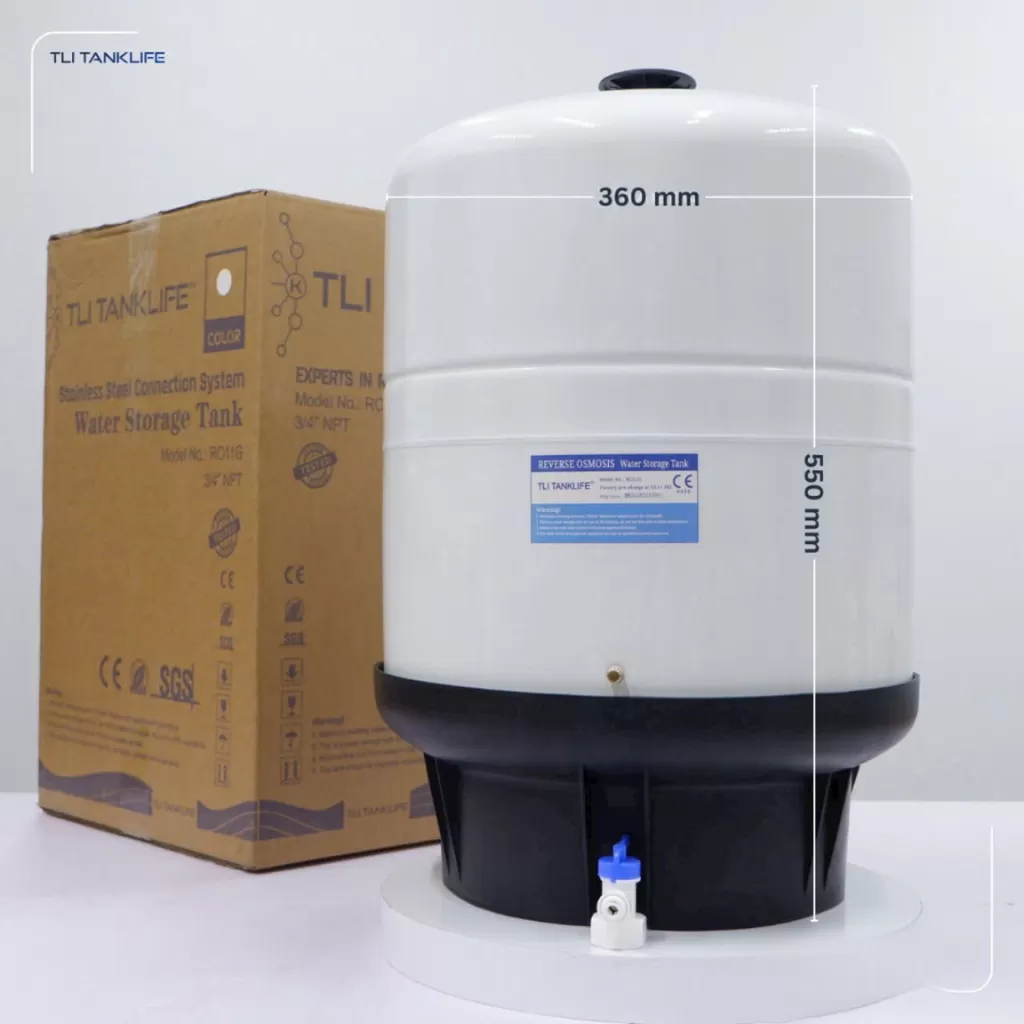 Bình áp thép Tanklife TL-11G 30L cho máy lọc nước RO