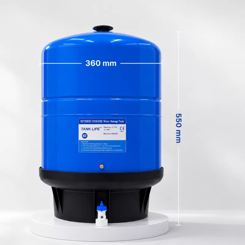 Bình áp thép Tanklife TL-11G 30L cho máy lọc nước RO