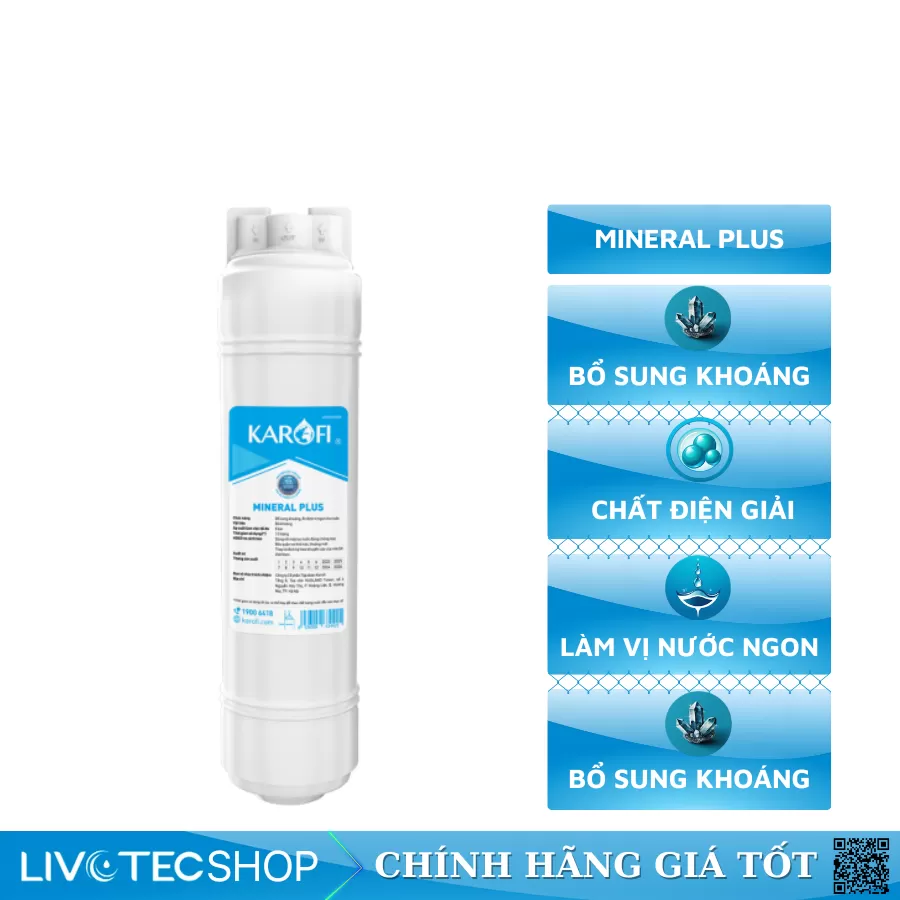 Lõi Mineral Plus tháo lắp nhanh
