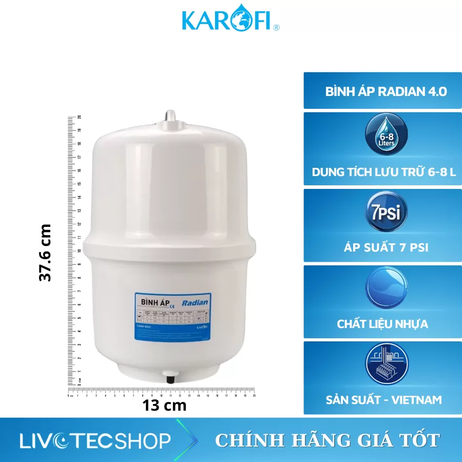 Bình áp máy lọc nước Karofi