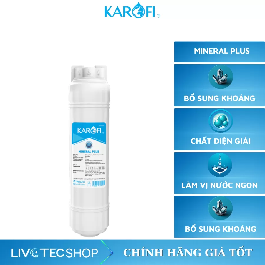 Lõi Mineral Plus tháo lắp nhanh