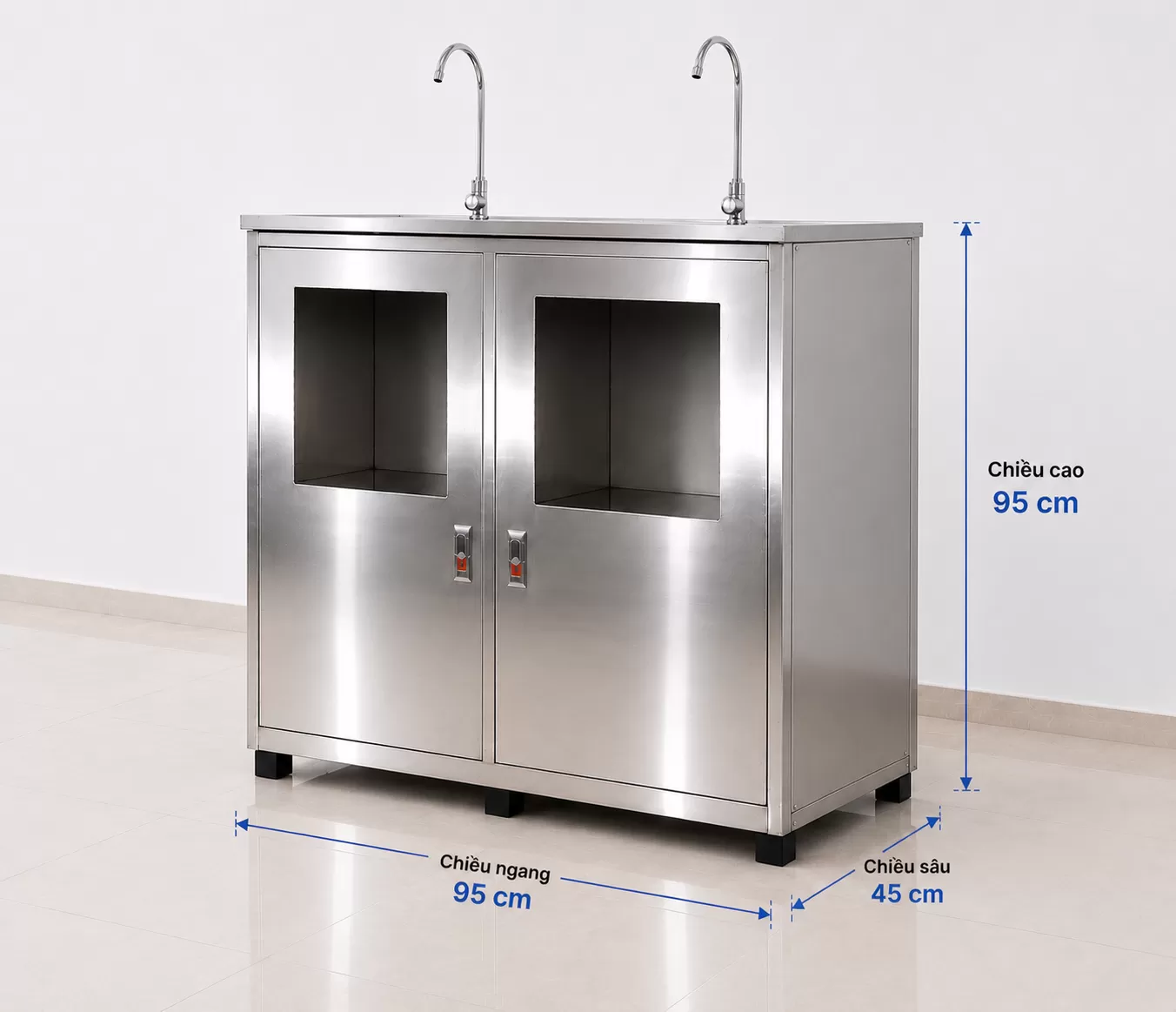 Vỏ tủ inox máy lọc nước công nghiệp