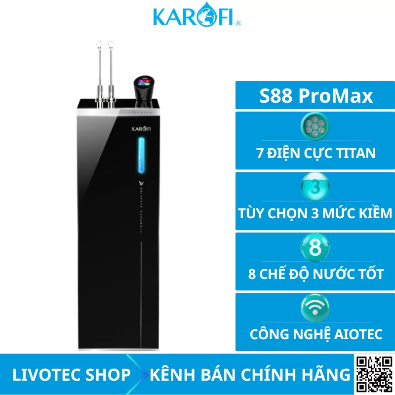 Máy lọc nước nóng lạnh Karofi KAE-S88 PROMAX