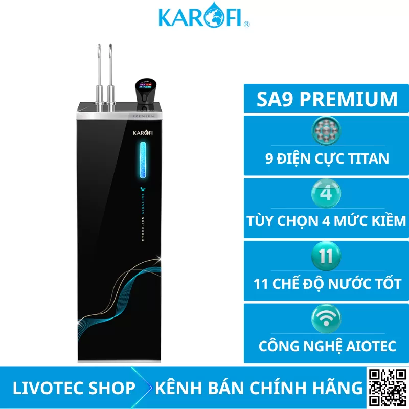 Máy lọc nước nóng lạnh Karofi SA9 PREMIUM