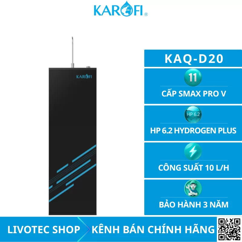 Máy lọc nước RO Karofi KAQ-D20