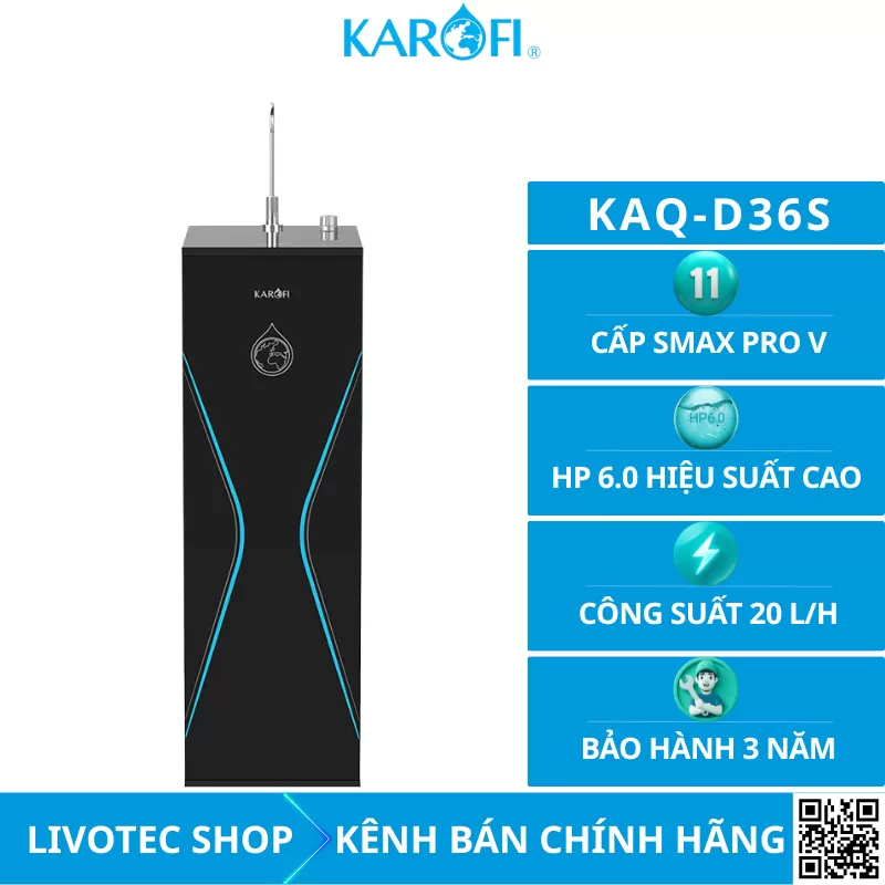 Máy lọc nước Karofi KAQ-D36S