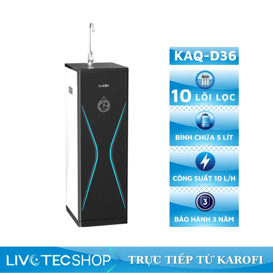 Máy lọc nước Karofi KAQ-D36