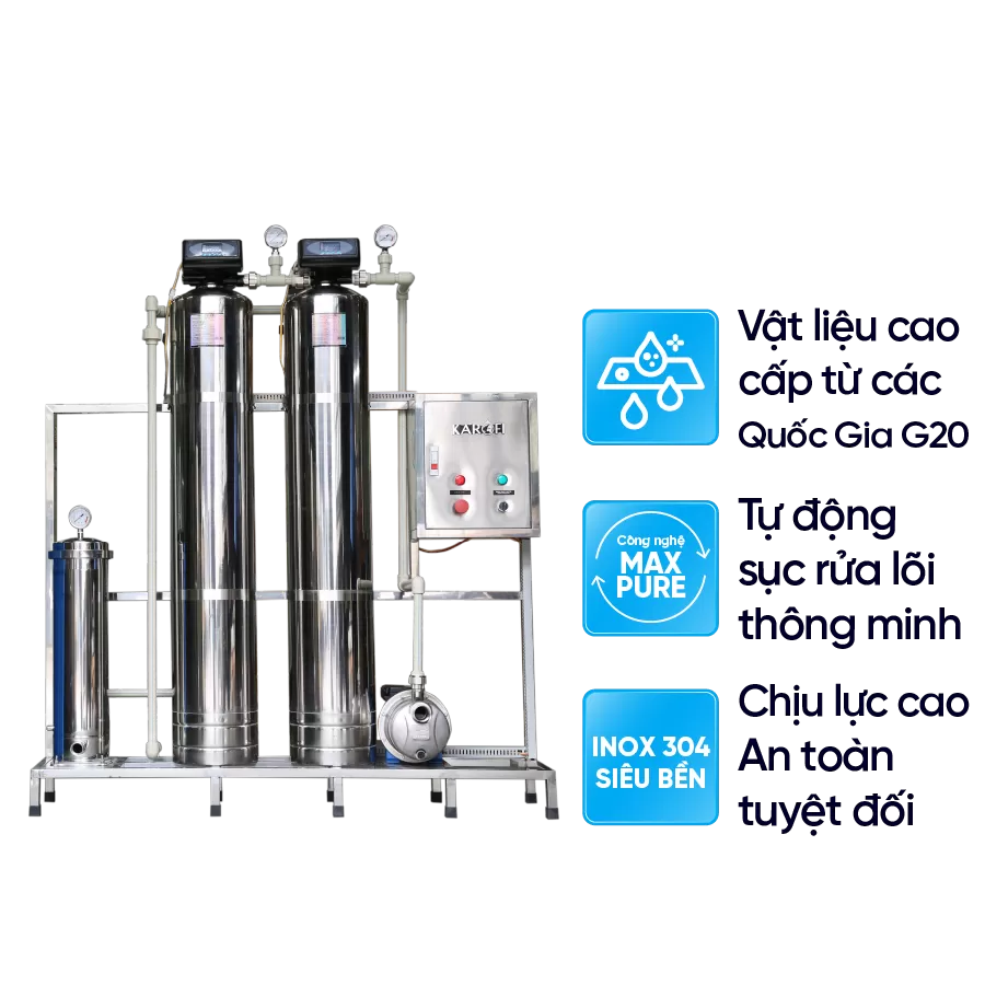 Máy lọc nước tổng đầu nguồn Karofi KTF - 332L