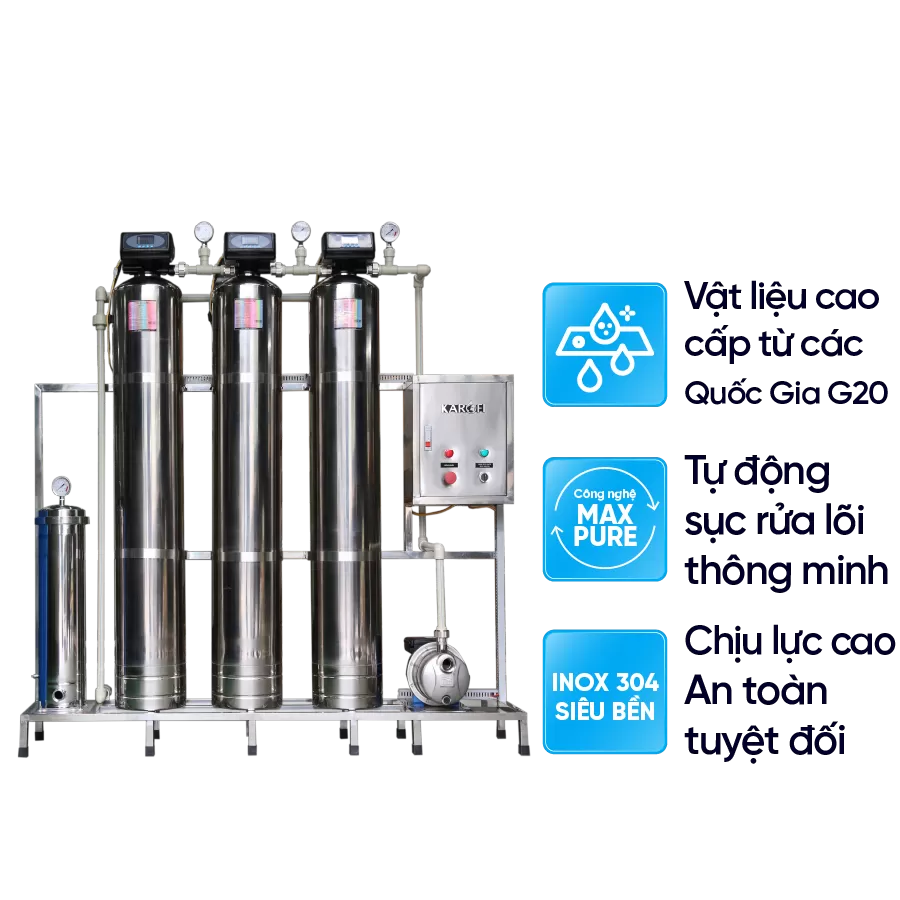 Máy lọc nước tổng đầu nguồn Karofi KTF - 333L