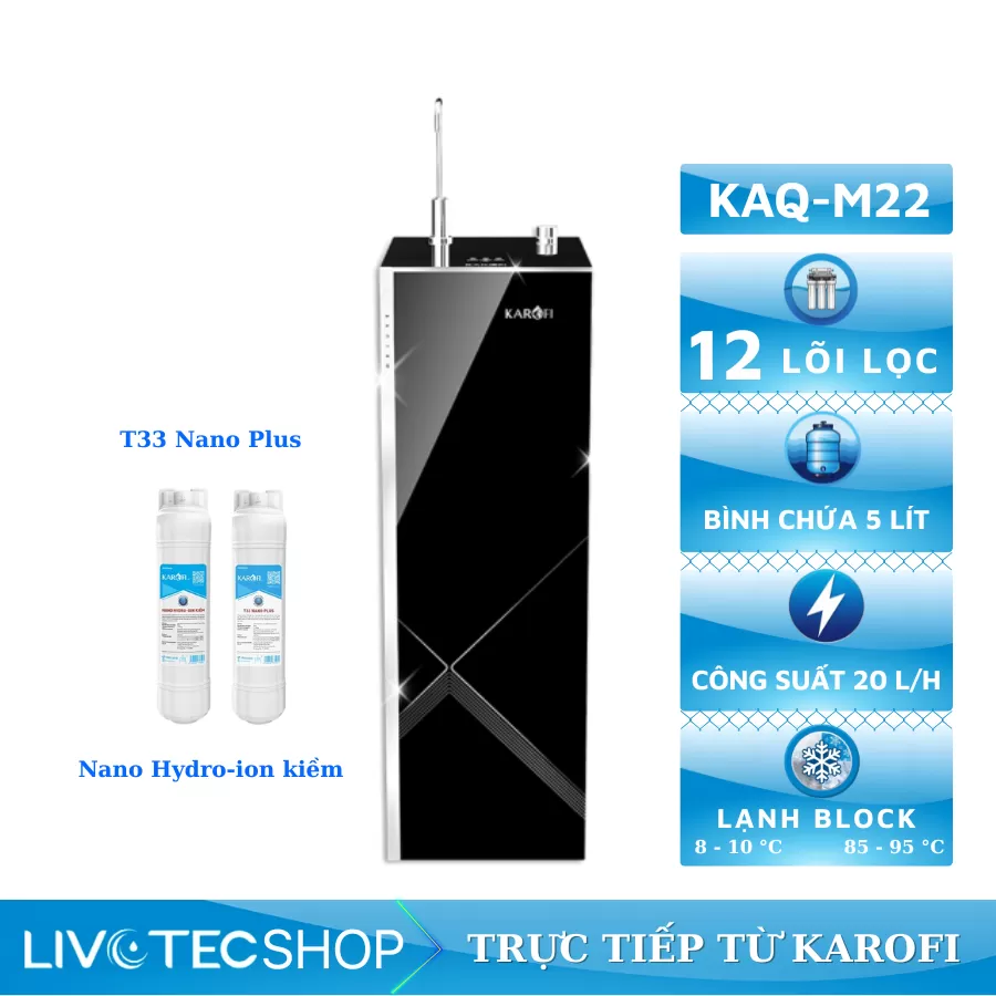 Máy lọc nước RO Karofi KAQ-M22