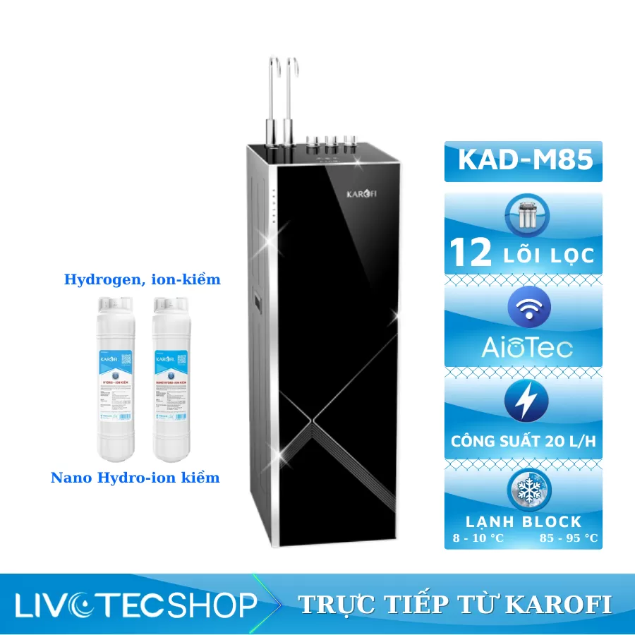 Máy lọc nước nóng lạnh Karofi KAD-M85
