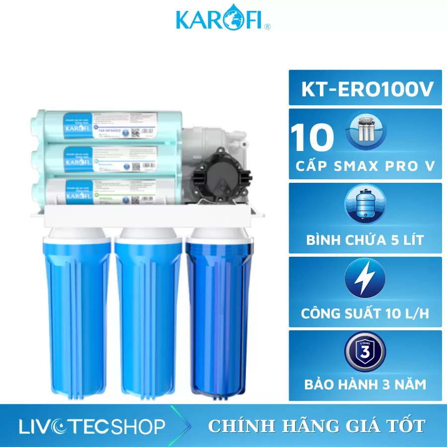 Máy lọc nước Karofi KT-ERO100V