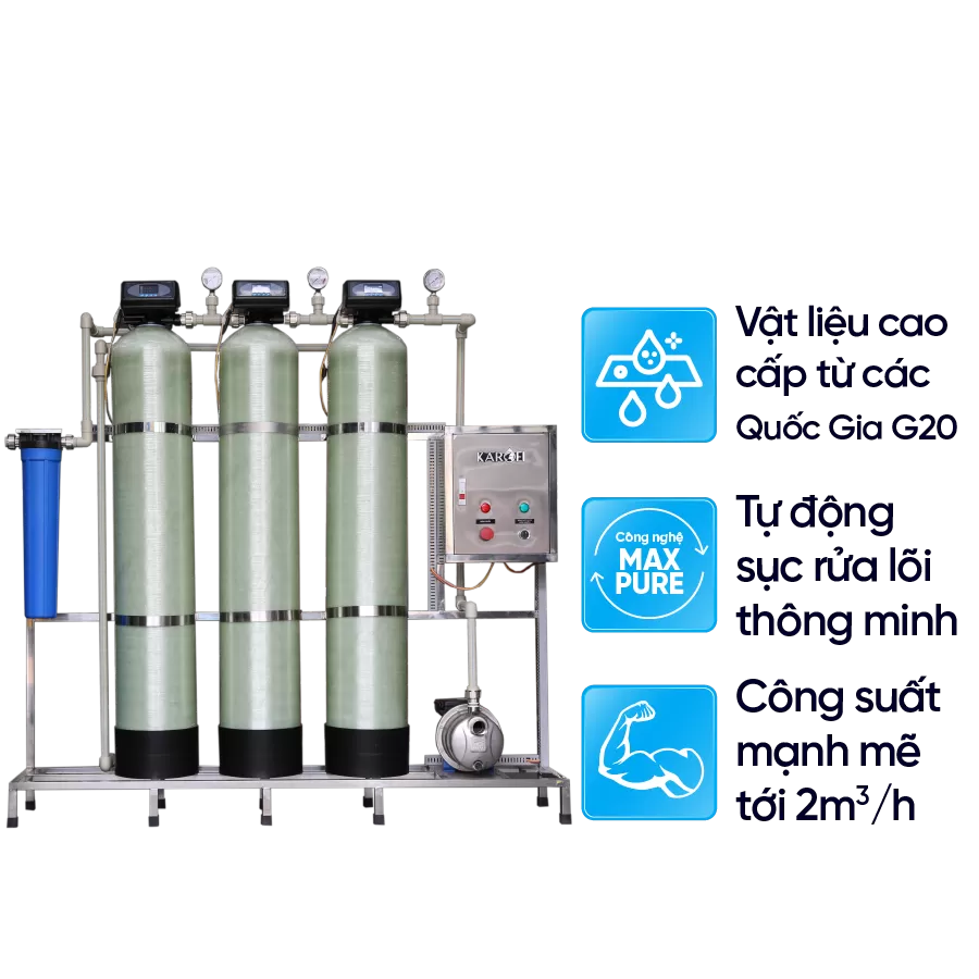 Máy lọc nước tổng đầu nguồn Karofi KTF - 333C