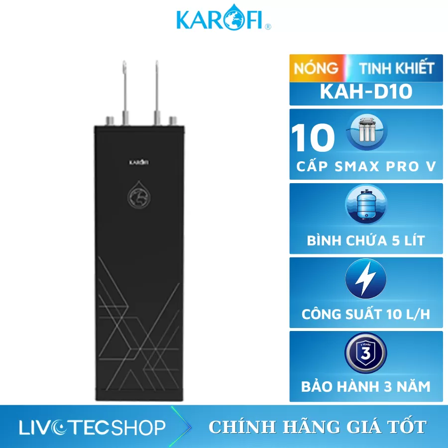 Máy lọc nước nóng nguội Karofi KAH-D10