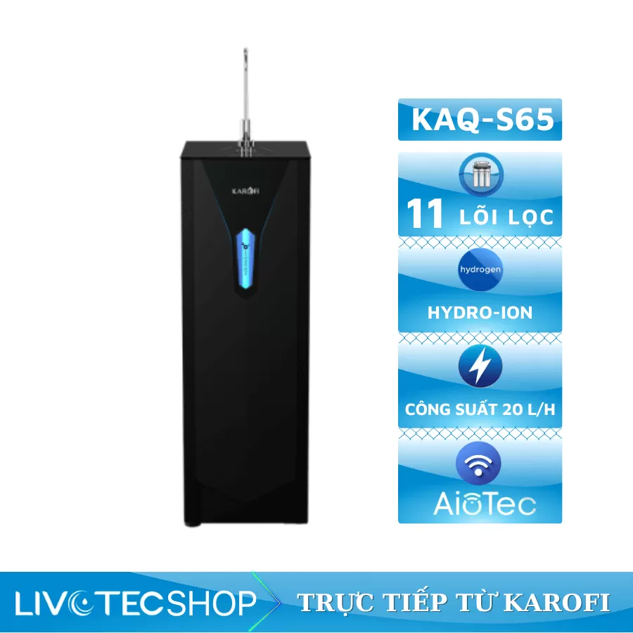 Máy lọc nước Hydro-ion kiềm Karofi KAE-S65