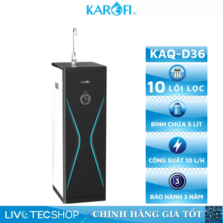 Máy lọc nước Karofi KAQ-D36
