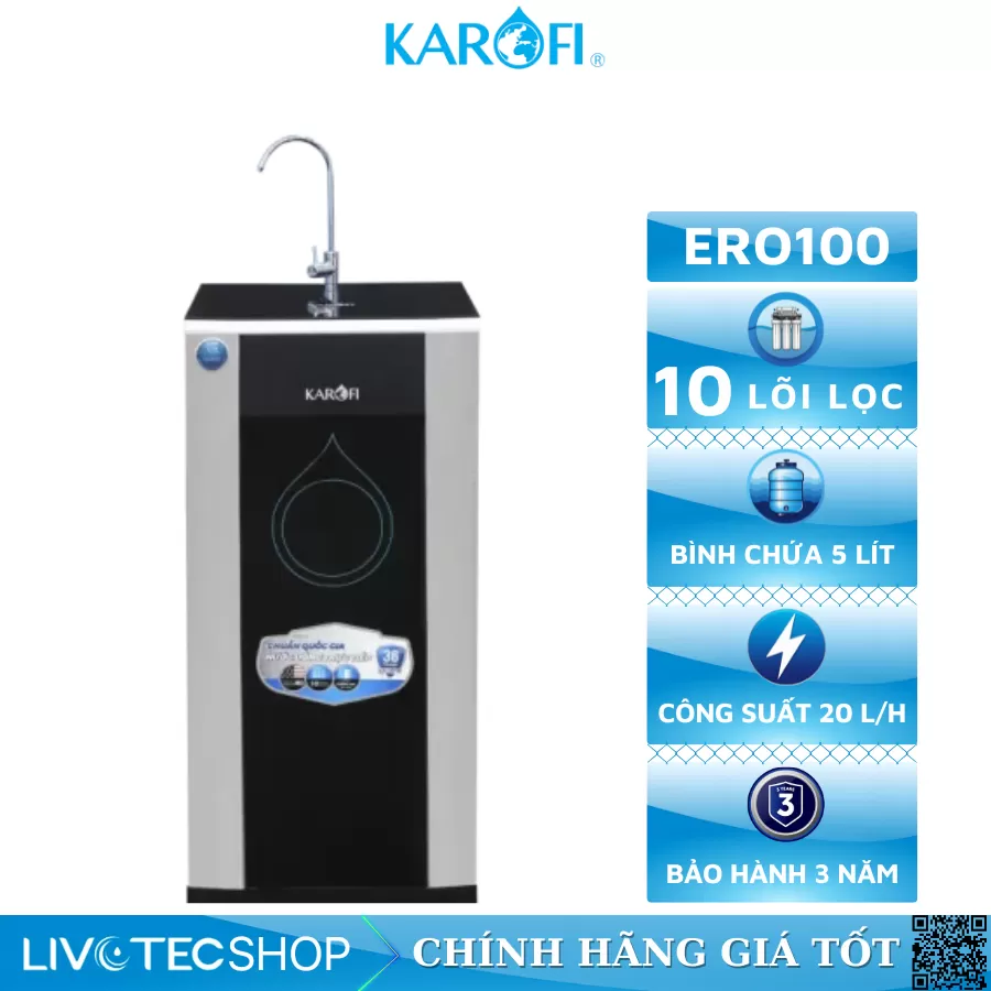 Máy lọc nước Karofi ERO100