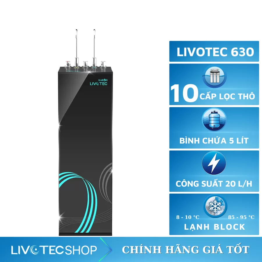 Máy lọc nước nóng lạnh Livotec 630