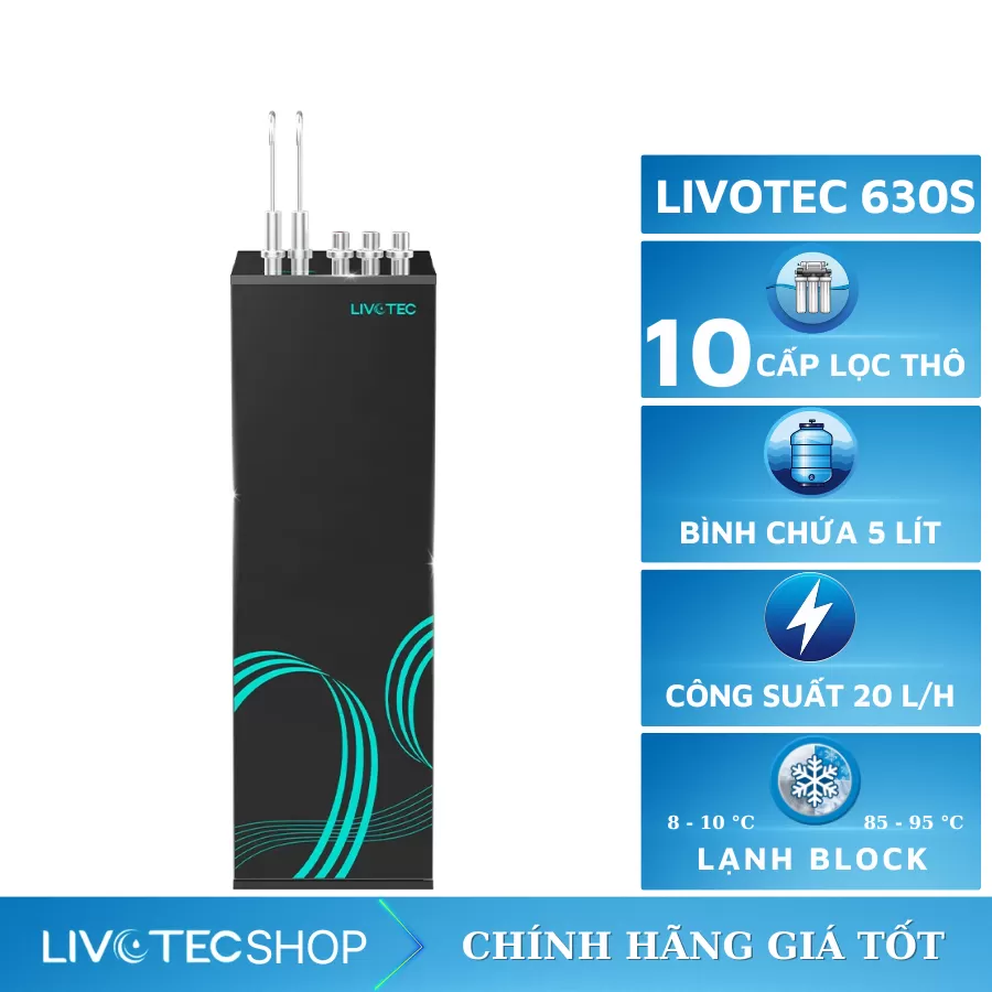 Máy lọc nước nóng lạnh Livotec 630S