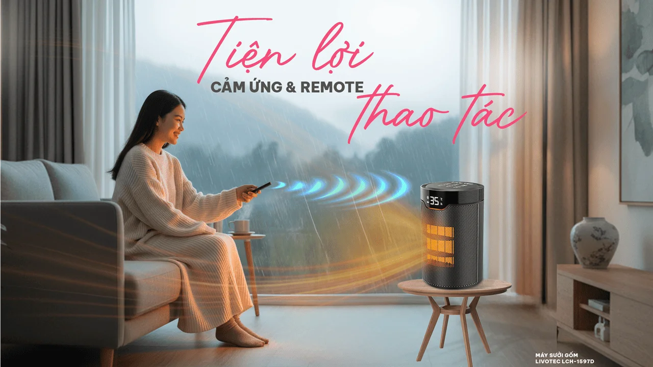 Máy Sưởi Gốm Livotec