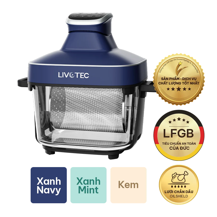 Nồi chiên không dầu 4D Vision Glass Technology LAF-860