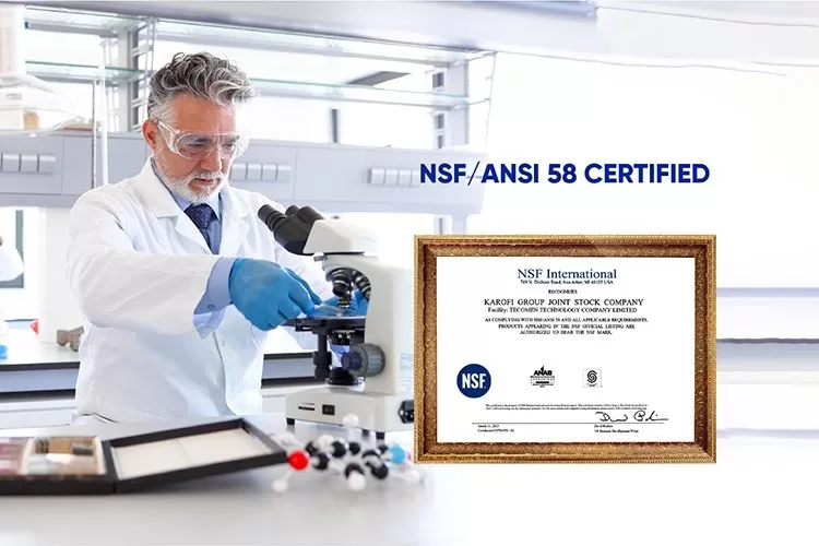 Máy lọc nước RO Karofi đạt chứng nhận NSF/ANSI 58 - Tiêu chuẩn an toàn của Mỹ